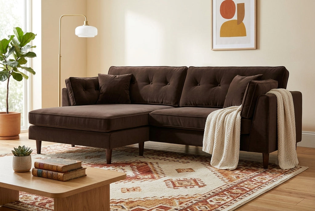 Cricket 4 Seater Left Hand Chaise Sofa
