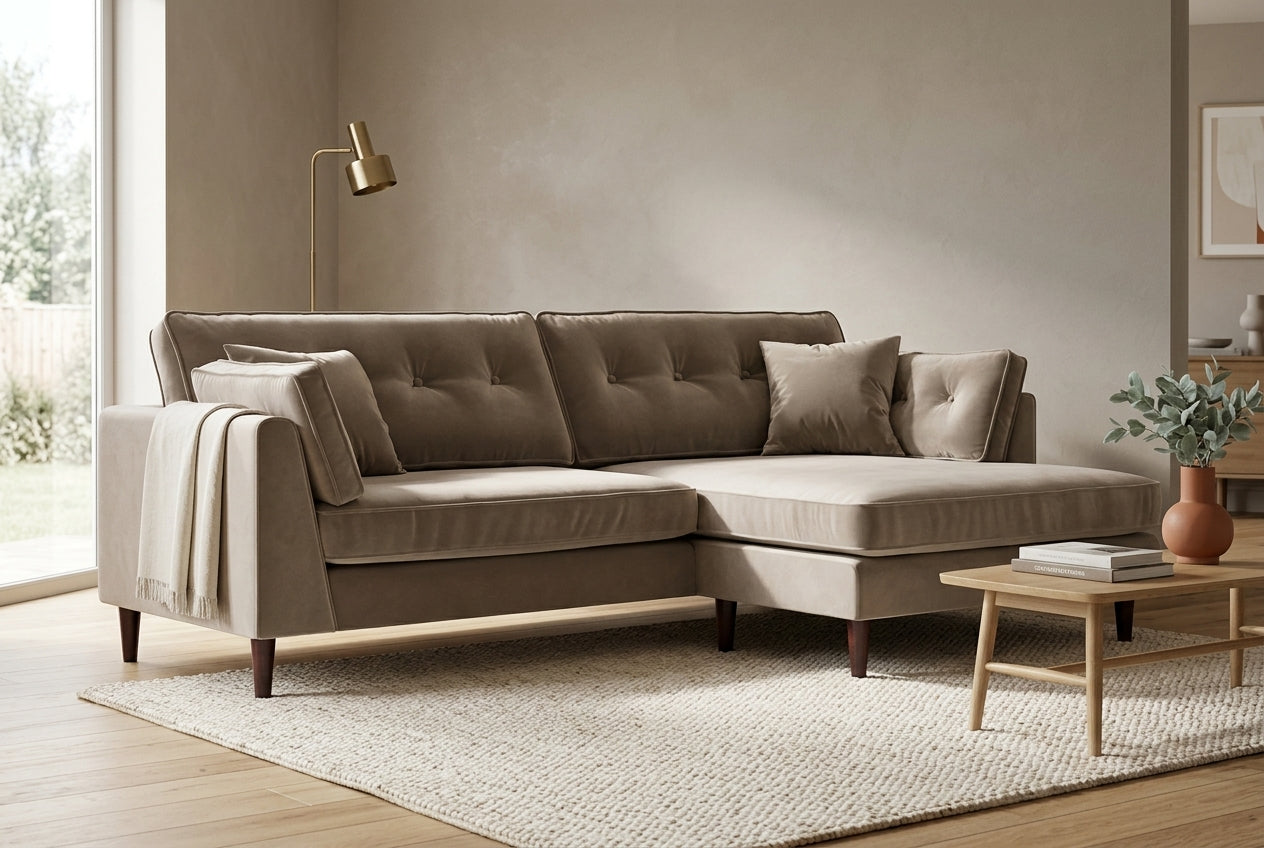 Cricket 4 Seater Right Hand Chaise Sofa